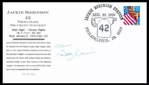 1997 Baseball -  Jackie Robinson bio cachet, signed by Freddy Garcia (27 - Picture 1 of 1