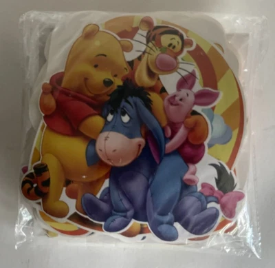 Juego de globos con pancarta de fiesta de cumpleaños tema Winnie The Pooh adornos para pasteles Foto 1 de 4