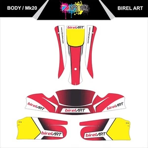 MK 20 BIREL ART FULL KART STICKER KIT - KARTING -CADET-ROOKIE - Picture 1 of 3