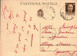 INTERO POSTALE DA 30 CENT. CEVA CUNEO 1-31 - Imagen 1 de 1