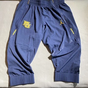 Air Jordan Marquette University Golden Eagles Warm Up Pants Men’s XXL Player 40 - Picture 1 of 11