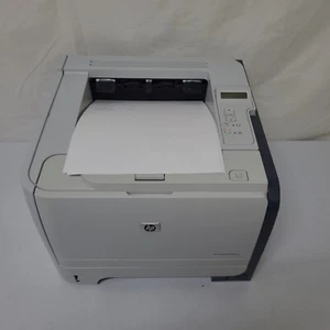 HP LaserJet P2055DN Mono Printer SERVICED Duplex Network Black White - Picture 1 of 14