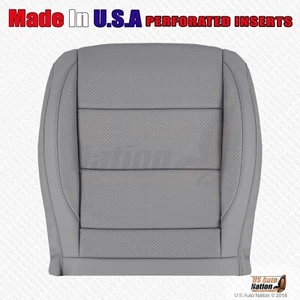 2008 2009 Volkswagen Jetta Driver Side Bottom Perforated Leather Seat Cover Gray - Bild 1 von 8