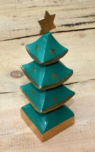 Tannenbaum Figur Weihnachstdeko Weihnachtsbaum Deko Holz Christbaum Holzfigur gr - Bild 1 von 6