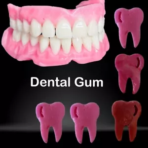 Juego de reparación hágalo usted mismo, prótesis, dentadura postiza, dentadura de revestimiento, kit de prótesis, base dental, - Imagen 1 de 4
