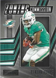 2019 Panini Playbook KENYAN DRAKE Miami Dolphins Zoning Commission Insert # 6 - Picture 1 of 2