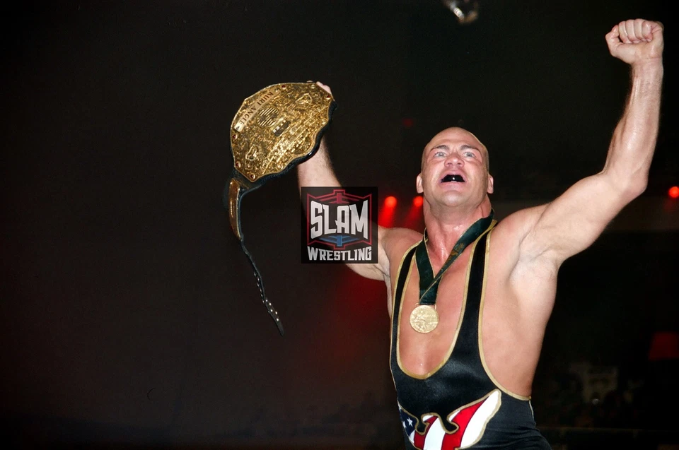 KURT ANGLE 8x10 COLOR PHOTO ROH ECW WWE NXT AEW IMPACT  - Image 1 of 1