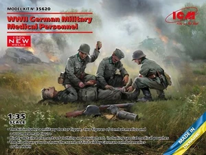 ICM35620 WWII German Military Medical Personnel 1/35 scale Kit 4 figures - Picture 1 of 9