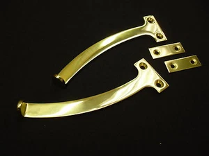 CARLISLE BRASS DK7 QUADRANT ARM CASEMENT STAY (PAIR) POLISHED BRASS - Picture 1 of 2