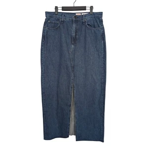 Maxi falda vaquera japonesa Rag and Bone Kaihara frente dividido 29 - Imagen 1 de 9