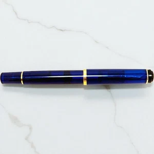Pelikan M200 Füllfederhalter Skelett dunkelblau F Feder verpackt - Bild 1 von 12