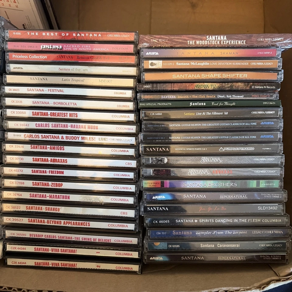 Santana 40 CD Lot Woodstock Experience Limited Deluxe Edition Rare Import — 第 1/1 张图片