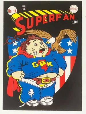 2014 Topps Garbage Pail Kids Series 2 Comic Covers Superfan No 14 Jan Feb #3 - Image 1 of 2