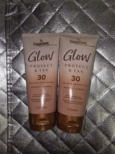 Coppertone Glow Protect and Tan Sonnencreme allmählicher Selbstbräuner LSF 30, 5 Oz Tube - Bild 1 von 1