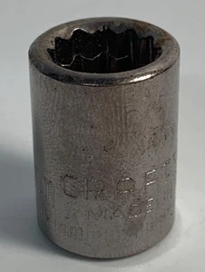 Craftsman 3/8" Drive 11MM 12 Point Shallow Socket Metric G2 44309 USA - Bild 1 von 4