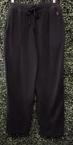 EUC POLO RALPH LAUREN MEN'S WAFFLE KNIT LOUNGEWEAR PANTS SMALL BLACK - Picture 1 of 7