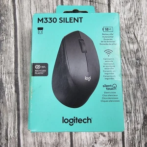 Logitech M330 Silent Plus 1000 DPI Wireless Mouse - Black (910-004905) - Picture 1 of 8