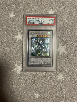 2008 YU-GI-OH! PSA10 Stardust Dragon TDGS - Ultimate Rare JP040 JPN GemMT - Image 1 of 2