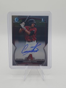 2023 Bowman Chrome CRISTOFER TORIN "1ST BOWMAN" Autograph Prospect Auto #CPA-CT