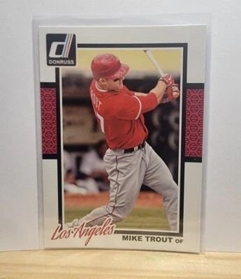 2014 Donruss Mike Trout 301 LAA ANGELS Nm - Image 1 of 2