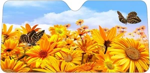 Field of Sunflowers car window Sun shade , made to order, select your size - Imagen 1 de 1