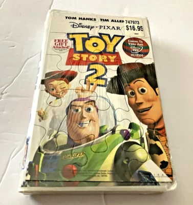 Sealed TOY STORY 2 VHS with Puzzle Cover Insert Disney Pixar - Image 1 of 4
