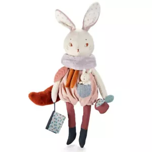 Lune the Rabbit, Stuffed Activity Toy - Moulin Roty - Picture 1 of 1