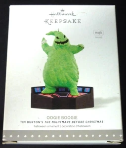 Hallmark Disney The Nightmare Before Christmas Oogie Boogie 2015 Ornament Sound! - Bild 1 von 5