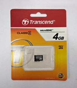 Lot of 25 Sealed Transcend 4 GB Class 4 microSDHC Flash Memory Cards TS4GUSDHC4 - Picture 1 of 3