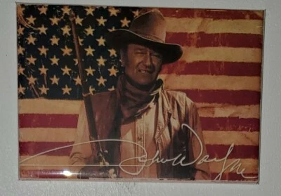 John Wayne American Flag Refrigerator Magnet 2" X 3" Patriotic - Image 1 of 2