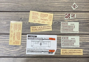 Vintage Erie Lackawanna Caboose Ticket 49-09 Maroon - Picture 1 of 3