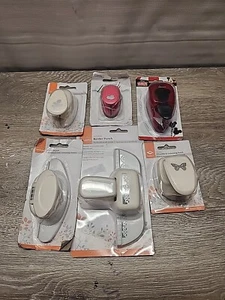 Lot of 6 Paper Punches for Crafting and Scrapbooking New In Original Packaging - Picture 1 of 7