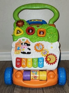 Andador de aprendizaje VTech sentado a pie, naranja - probado y funcionando no tiene teléfono - Imagen 1 de 5