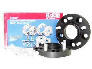H&R 25mm DRM Bolt-On Wheel Spacers for Land Rover (5x120/72.5/14x1.5/Black) - Picture 1 of 1