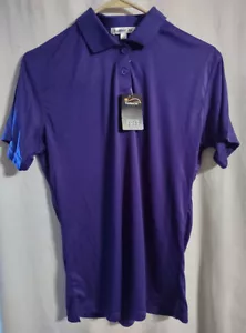 Purple FeatherLite Golf Polo Shirt Size M NWT - Picture 1 of 4