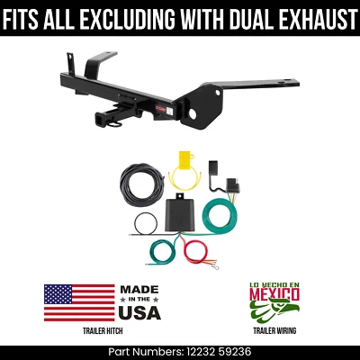 Enganche de remolque para Lincoln Continental 88-94 con cableado de 4 pines todo excelente curva de doble extensión Foto 1 de 3