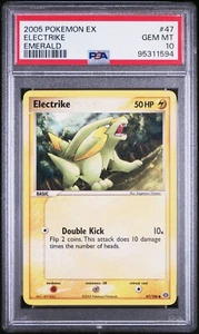 Pokémon Karte Electrike 47/106 EX Smaragd PSA 10 Gem Mint - Bild 1 von 2