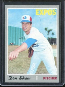 1970 Topps Baseball # 476 Don Shaw (NM) Near Mint - Bild 1 von 2