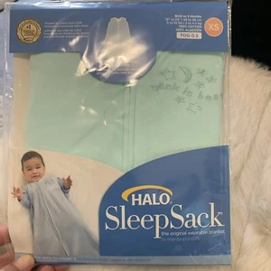 XS Neu Halo Schlafsack tragbare Decke neuwertig grün - Bild 1 von 4