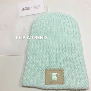 Cappello Slouch Love Your Melon Star Wars Baby Yoda nuovo con etichetta taglia adulto verde come nuovo - Foto 1 di 7