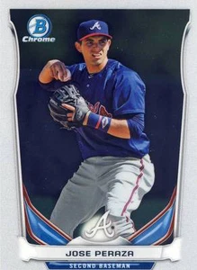 (61) 2014 Bowman Draft JOSE PERAZA Rookie LOT ALL CHROME Braves CTP31 - Bild 1 von 1
