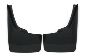 Front Molded Splash Guard Mud Flaps Black 07-14 Silverado 19212550 OEM GM - Picture 1 of 16