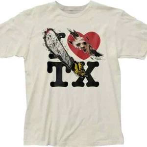 TEXAS CHAINSAW MASSACRE T-SHIRT I Heart Texas Horror Film Leatherface Sizes NEW - Picture 1 of 1