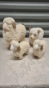 Vintage Set of 2 Sheep & 2 Lambs - Picture 1 of 14