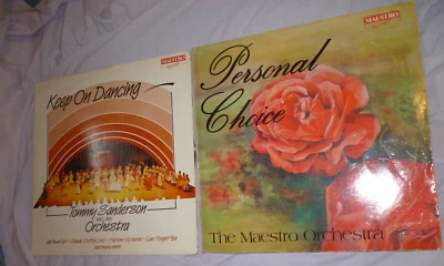 2 LPS-  'KEEP ON DANCING' & PERSONAL CHOICE by TOMMY SANDERSON & MAESTRO ORCH - Image 1 of 4