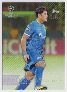 2015-16 Topps UEFA Champions League Showcase Green #186 Hulk 07/99 Zenit