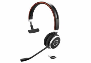 Jabra Evolve 65 SE UC Mono Wireless Bluetooth Headset with Link 380a - Picture 1 of 1