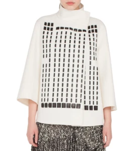 AKRIS Rocky Hotel-Fassadenjacke mit Armbandärmeln Größe 42 = US 10 - neu ohne Etikett UVP 3.990 $ + Tx - Bild 1 von 4