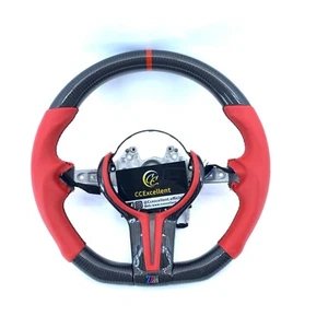 For BMW M2 F22 F23 F10 F30 F87 M3 M4 F80 F82 F83 F44 Carbon Fiber Steering Wheel - Picture 1 of 9