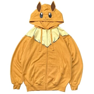 2023 Pokemon Eevee Cosplay Zip Hoodie Unisex Adult Size XS *fits big check picC2 - Picture 1 of 6